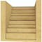 Ekena Millwork 8"W x 8"D x 8"H Wide Landon Rough Cedar Woodgrain TimberThane Corbel, Primed Tan CORUR08X08X08LANRCPR - alternate 2